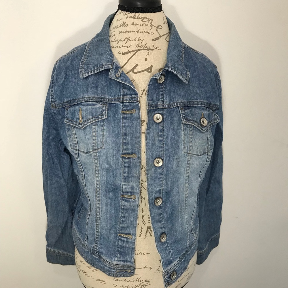 Light Wash Jean Jacket Merona Large